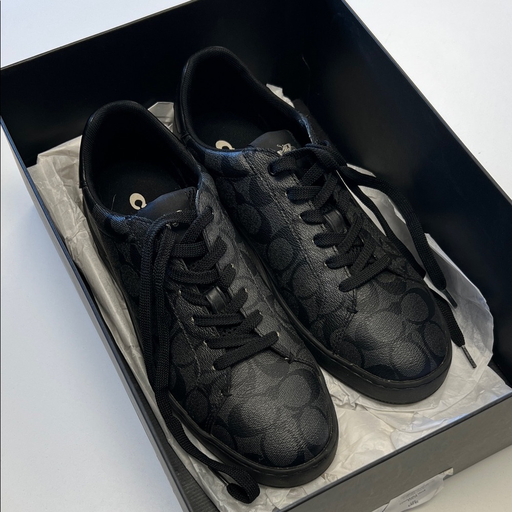 COACH Men's Clip Signature Low Top Sneakers